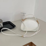 Zipper Mini Crossbody Bag - Women's PU Leather