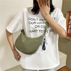 Nylon Messenger Bag Female Crossbody Shoulder Light Armpit Single Bag