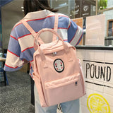 Nylon No Face Man Backpack Bags Waterproof Travel Bags Unisex