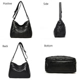Retro Soft Leather Ladies Shoulder Packet Handbag