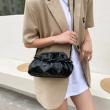 Retro Women Hobo Bags Plush Shoulder Crossbody Messenger Bag
