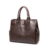 Retro Large-Capacity Briefcase Messenger Men's Bag