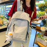 Large Capacity Schoolbag for Female Junior High Students