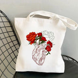Feminism Printed Tote Bag Harajuku Shopper Handbag Girl Shoulder Shopping Bag