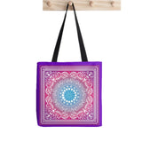 Green Bandana Pattern Print Tote Bag Women Harajuku Shopper Handbag