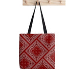 Green Bandana Pattern Print Tote Bag Women Harajuku Shopper Handbag