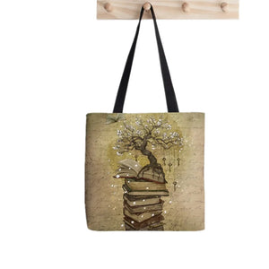 Harajuku Shopping Tote Bag Canvas Handbag for Women