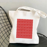 Border Collie Printed Tote Bag Harajuku Shopper Handbag