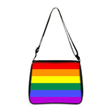 Rainbow Flag Printed Tote Bag Harajuku Shopper Handbag Lady Canvas Bag