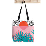 WITCH PATTERN Tote Bag Printed Tote Bag women Harajuku shopper handbag