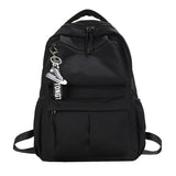 Solid Women's Backpack School Bags For Teenagers Girls