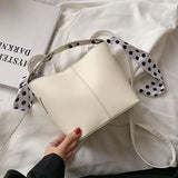 Women's Pu Leather Bucket Bag Crossbody Shoulder Purse