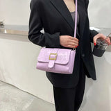 Spring Women's Pu Leather Shoulder Bag - Crossbody Lady Purse