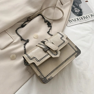 Spring Women's Texture Shoulder Bag Crossbody Messenger Handbags Purses