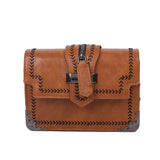 Spring Women's Texture Shoulder Bag Crossbody Messenger Handbags Purses