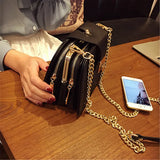 Spring Shoulder Bag Chain Strap Flap Handbags Clutch Bag