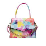 Spring Gradient Rainbow Tie-dye Women's Bag