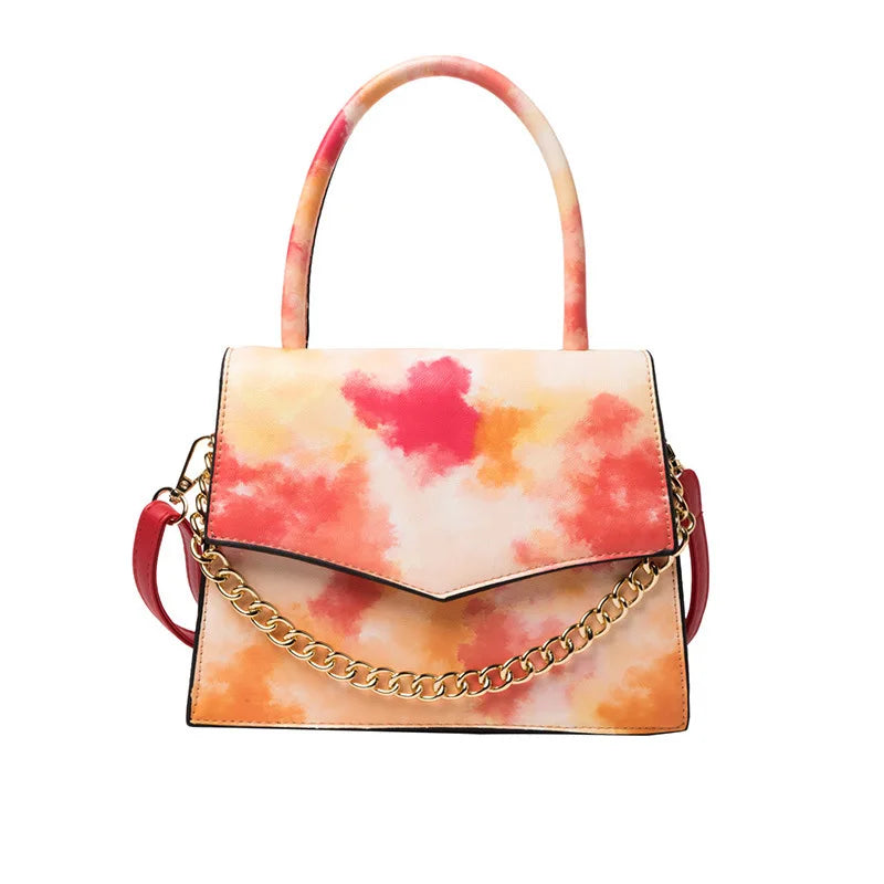 Spring Gradient Rainbow Tie-dye Women's Bag