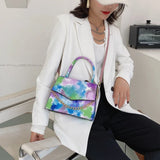 Spring Gradient Rainbow Tie-dye Women's Bag