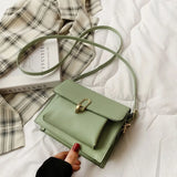 Spring Soft Leather Shoulder Bag for Women and Crossbody Purse