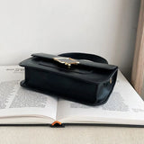 Spring Soft Leather Crossbody Bag Square Small Purse