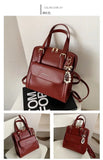 Spring Women Backpack Female Soft Leather School Bags For Teenage Girl