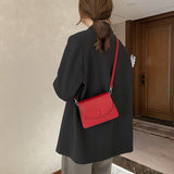 Spring Women's Flap Crossbody Bag Small Square Casual Shoulder Messenger