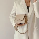 Spring Women's Flap Crossbody Bag Small Square Casual Shoulder Messenger