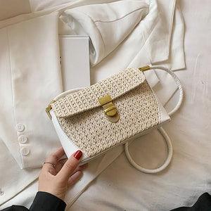 Summer Style Straw Small Shoulder Bag for Women
