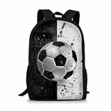 Boys Football Printed Schoolbag Lightweight Book Bag Satchel