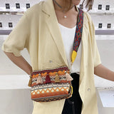 Summer Women's Shoulder Diagonal Bag Ethnic Style Small Square Pack Female...