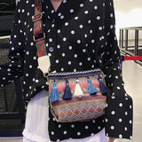 Summer Women's Shoulder Diagonal Bag Ethnic Style Small Square Pack Female...
