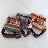 Summer Women's Shoulder Diagonal Bag Ethnic Style Small Square Pack Female...