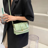 Summer Casual Chain Handbags For Women High Pu Leather Female Shoulder Bag