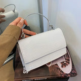 Summer Casual Solid Handbag Chain Crossbody Bag