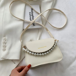 Summer Small Square Handbags For Women Soft Leather Female Shoulder Bag