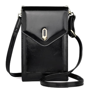 Summer Women's Shoulder Bag Small Flap Crossbody Phone Bag PU Leather Handbags