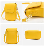 Summer Mini Crossbody Shoulder Bag Women PU Leather Cell Phone Pocket