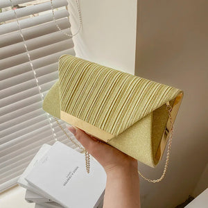 Summer Ladies Evening Bags Chain Shoulder Crossbody Bag For Women Wedding Clutch