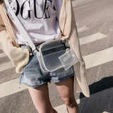 Summer Jelly Shoulder Bag Transparent Small PVC Handbag