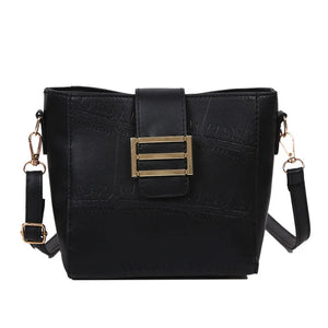 Summer Women's Bucket Bag Solid Shoulder Bag Ladies Handbag Diagonal