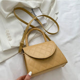 Retro Crossbody Bag Women's Casual Small Bag Pu Leather Female Shoulder Bag