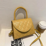 Retro Crossbody Bag Women's Casual Small Bag Pu Leather Female Shoulder Bag