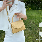 Retro Crossbody Bag Women's Casual Small Bag Pu Leather Female Shoulder Bag