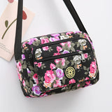 Summer Elderly Canvas Crossbody Bag Women's Bag