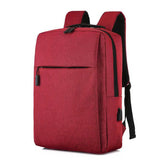 Men's USB Charging Backpack Waterproof Rucksack School Bag