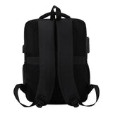 Vintage College Student USB Backpack 15.6 Laptop Notebook Backpacks Safety