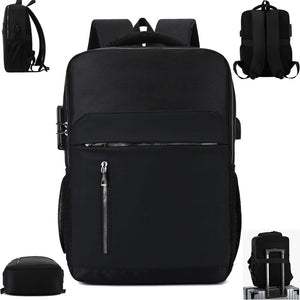 Vintage College Student USB Backpack 15.6 Laptop Notebook Backpacks Safety