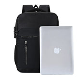 Vintage College Student USB Backpack 15.6 Laptop Notebook Backpacks Safety