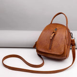 Vintage Soft Women Shoulder Bags Mini Top Handle Bags Crossbody Bags